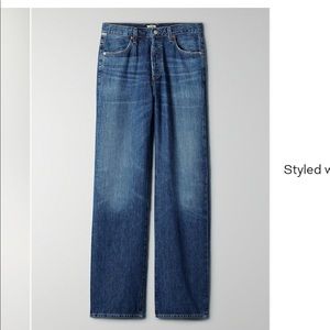 Citizens of Humanity Annina high waisted wide leg jeans denim